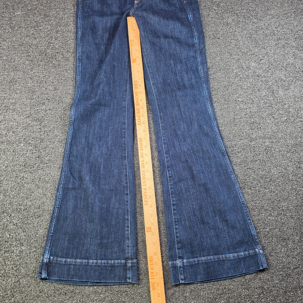 Wrangler Retro Bailey High Rise Trouser Jeans Vanessa Womens 27x34 Flared NEW - Picture 3 of 8